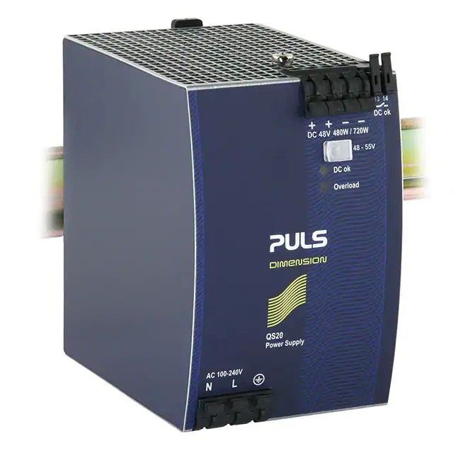 封闭式 AC DC 转换器输出 48V-10A 85 ~ 276 VAC，88 ~ 187 VDC 输入 QS20.481图片
