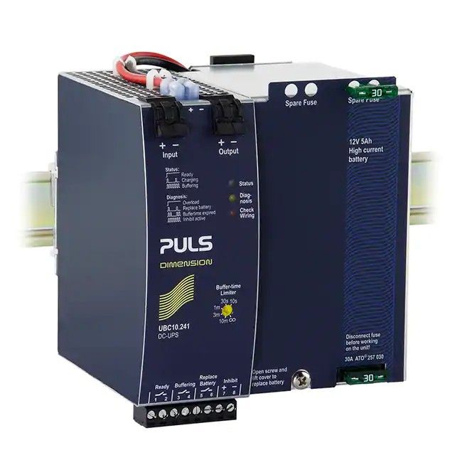 DIN RAIL UPS 24V 10A W/ 5AH BAT UBC10.241图片