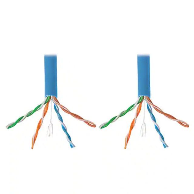 8(4 对双绞线)芯多线对，Cat6 线缆蓝色 24 AWG-1000.0'(304.8m) N220-01K-BL图片