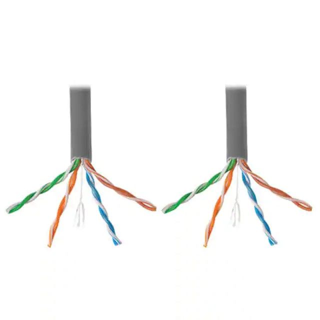 8(4 对双绞线)芯多线对，Cat6 线缆灰色 24 AWG-1000.0'(304.8m) N220-01K-GY图片