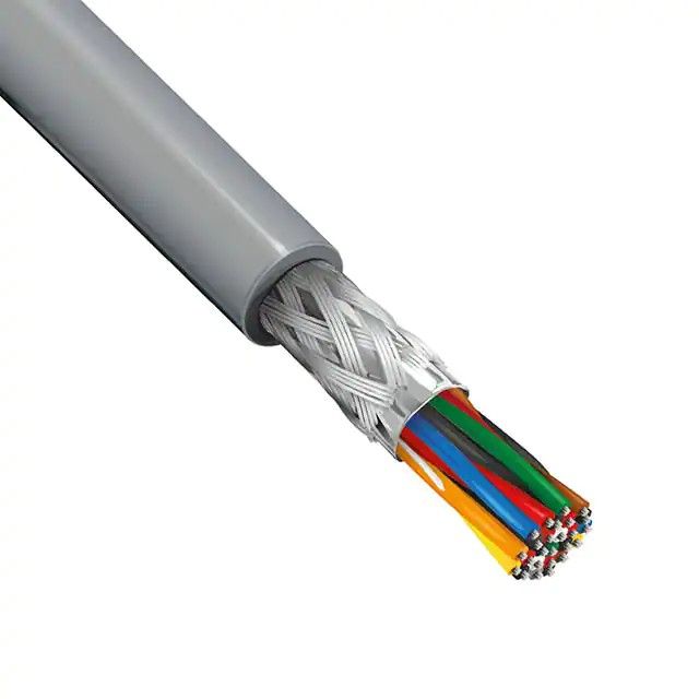 25(12.5 对双绞线)芯多线对线缆铬 22 AWG 箔，编织线 100.0'(30.5m) 8312 060100图片