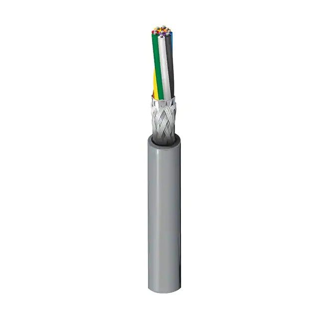 9 芯多芯线缆铬 22 AWG 箔，编织线 100.0'(30.5m) 9945 060100图片