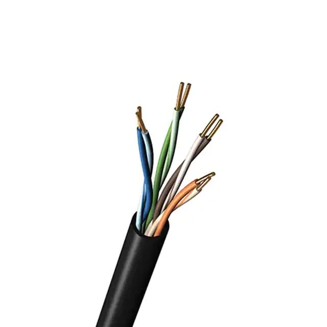 8(4 对)芯多线对，Cat6 线缆黑色 23 AWG-1000.0'(304.8m) 7931A 0101000图片