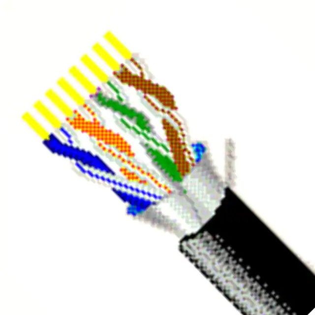 8(4 对双绞线)芯多线对线缆黑色 24 AWG 箔 1000.0'(304.8m) 1300A 0101000图片