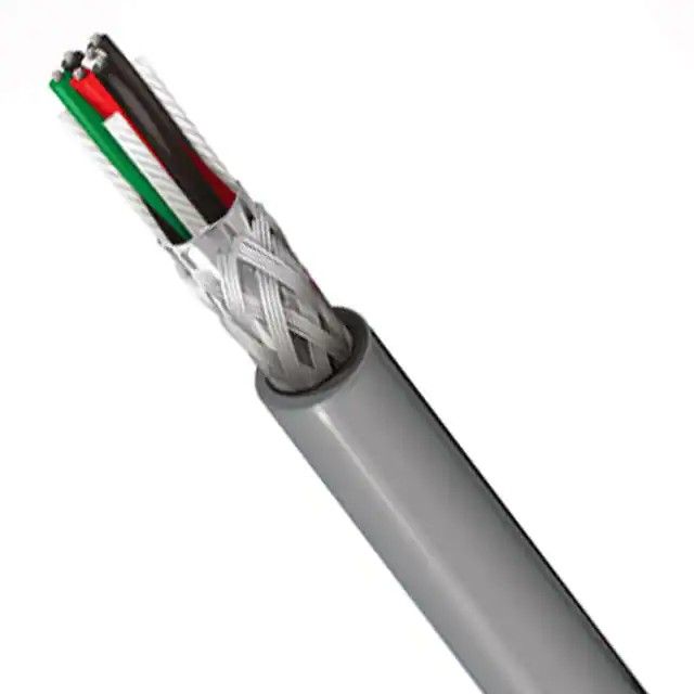 6(3 对双绞线)芯多线对线缆铬 24 AWG 箔，编织线 500.0'(152.4m) 8103 060500图片