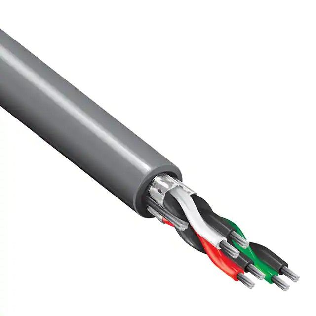 6(3 对双绞线)芯多线对线缆铬 24 AWG 箔 500.0'(152.4m) 1420A 060500图片