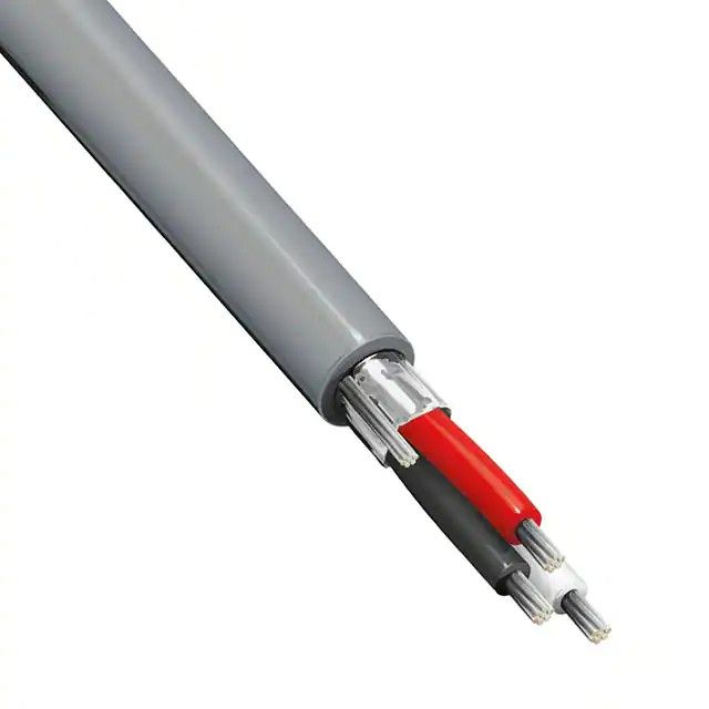 3 芯多芯线缆铬 24 AWG 箔 500.0'(152.4m) 9533 060500图片