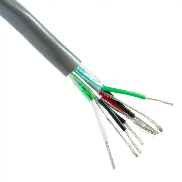 6(3 对双绞线)芯多线对线缆铬 20AWG 箔 500.0'(152.4m) 9873 060500图片