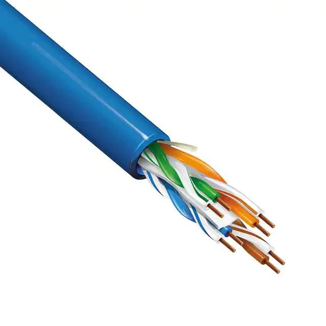 8(4 对)芯多线对，Cat6 线缆蓝色 23 AWG-1000.0'(304.8m) 2412 006U1000图片