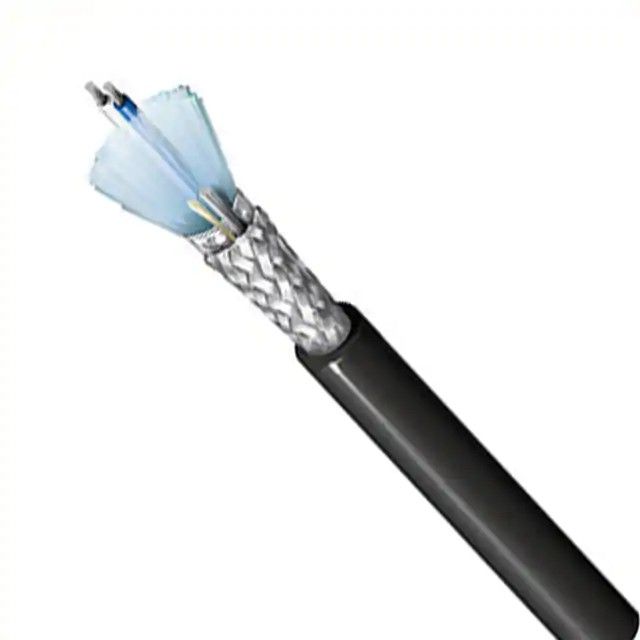 3(1.5 对双绞线)芯多线对线缆黑色 22 AWG 箔，编织线 500.0'(152.4m) 3106A 010500图片