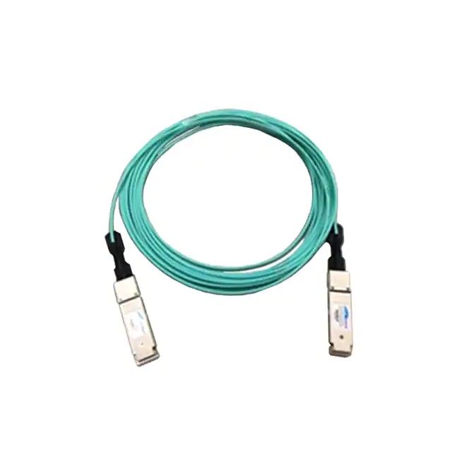 38 18 位置 QSFP+ 插头至插头 32.81'(10.00m)蓝色无屏蔽 TQS-Q1LH8-XCA10图片