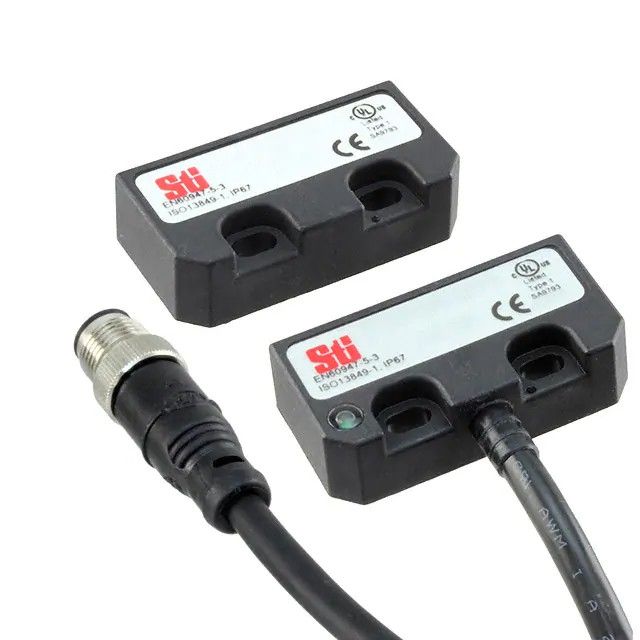 磁性霍尔效应开关磁体 SPST-NC(2)SPST-NO(1)带连接器的缆线法兰安装 D40R-SPB-21-M12图片