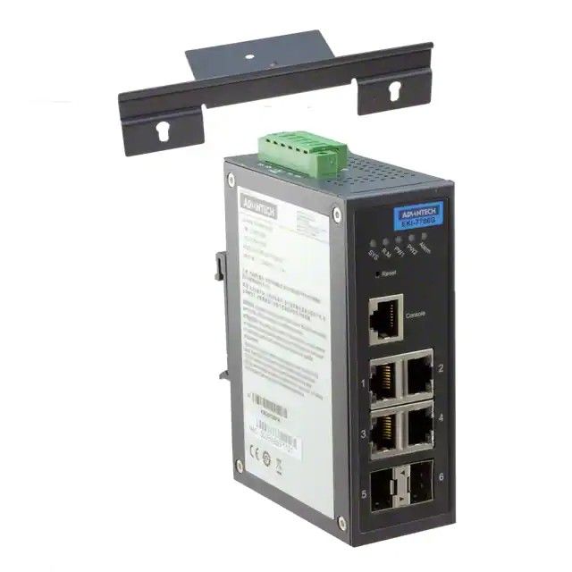 网络交换机-托管型 6 个端口 EKI-7706E-2FI-AE图片