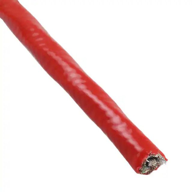 6 芯多芯线缆红色 22 AWG 箔，编织线 100.0'(30.5m) 83556 002100图片