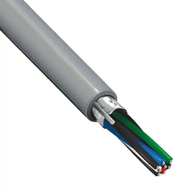 8(4 对双绞线)芯多线对线缆铬 24 AWG 箔，编织线 100.0'(30.5m) 8104 060100图片