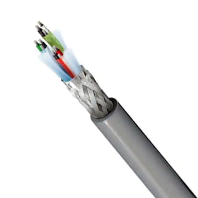 6(3 对双绞线)芯多线对线缆铬 24 AWG 箔，编织线 100.0'(30.5m) 8163 060100图片
