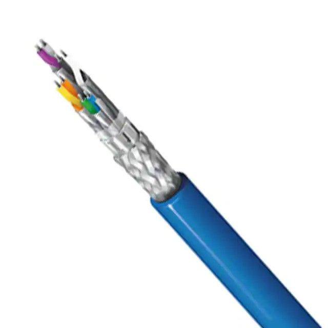 8(4 对双绞线)芯多线对线缆蓝色 20 AWG，22 AWG 箔 1000.0'(304.8m) 9891 0061000图片