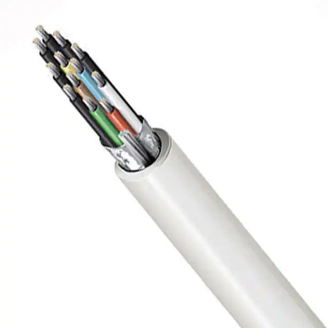 2(1 对双绞线)芯多芯线缆红色 24 AWG 箔 500.0'(152.4m) 88641 002500图片