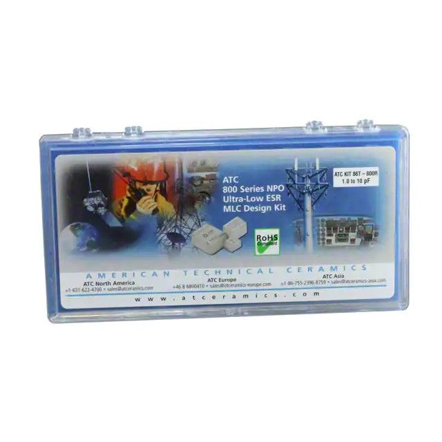 陶瓷电容器套件 1pF ~ 10pF-表面贴装，MLCC 240 件(16 个值-每个值 15 件) DK0086T图片