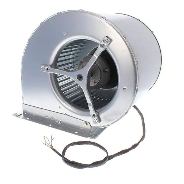 风扇离心式鼓风机 230VAC 矩形/圆形-370mm 长 x 327mm 高滚珠 1156.6 CFM(32.38m³/min) 6 引线 D4E225-CC01-30图片