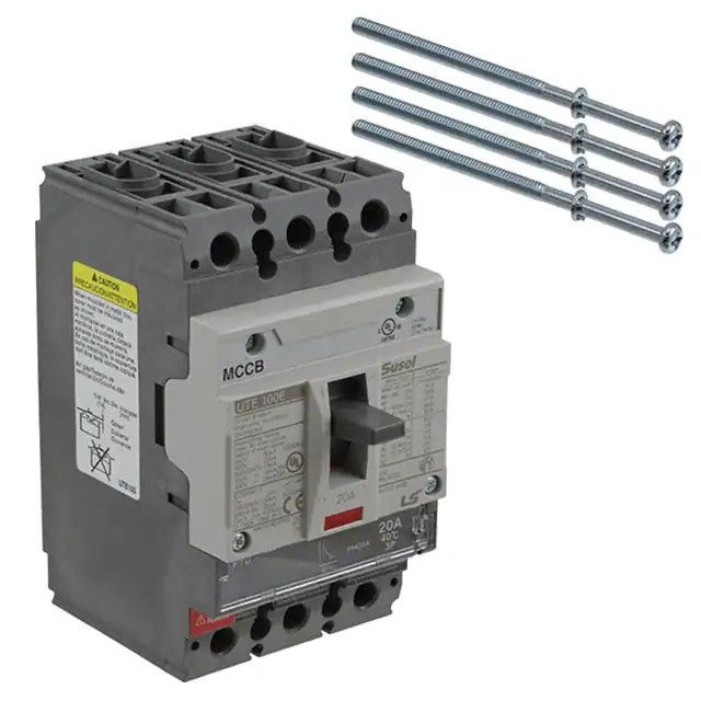 断路器热磁 20A AC DC 按片面板安装 UTE100E-FTU-20-3P-LL-UL图片