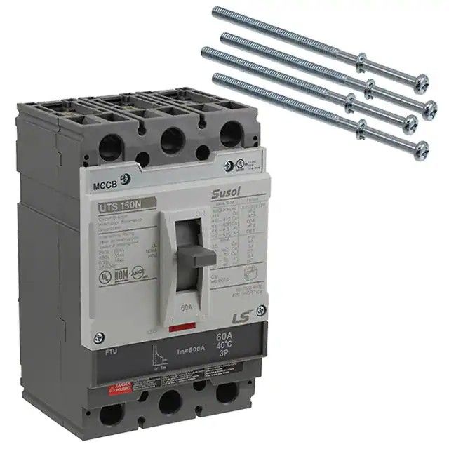 断路器热磁 60A AC DC 按片面板安装 UTS150N-FTU-60A-3P-LL-UL图片