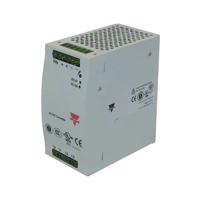 封闭式 AC DC 转换器 1 输出 24V 5A 340 ~ 575 VAC(3 相)，480 ~ 820 VDC 输入 SPD241203图片