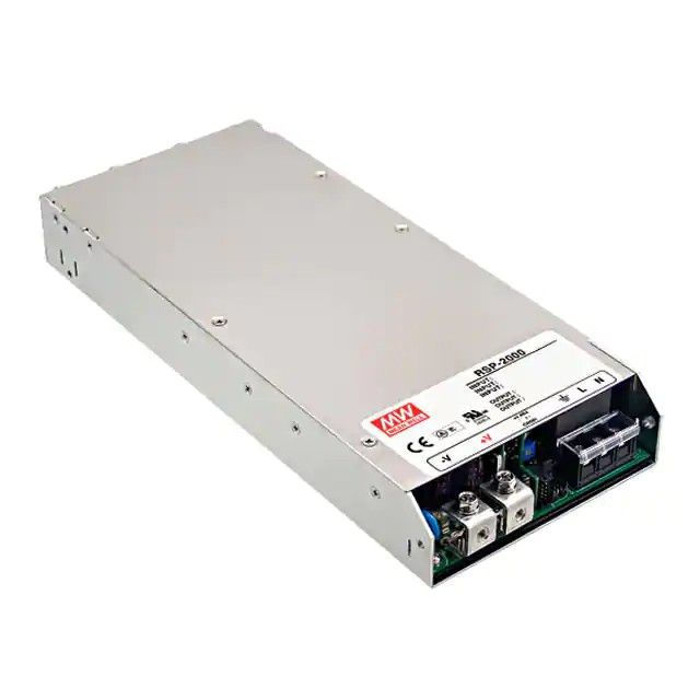 封闭式 AC DC 转换器 1 输出 48V 42A 90 ~ 264 VAC，127 ~ 370 VDC 输入 RSP-2000-48图片