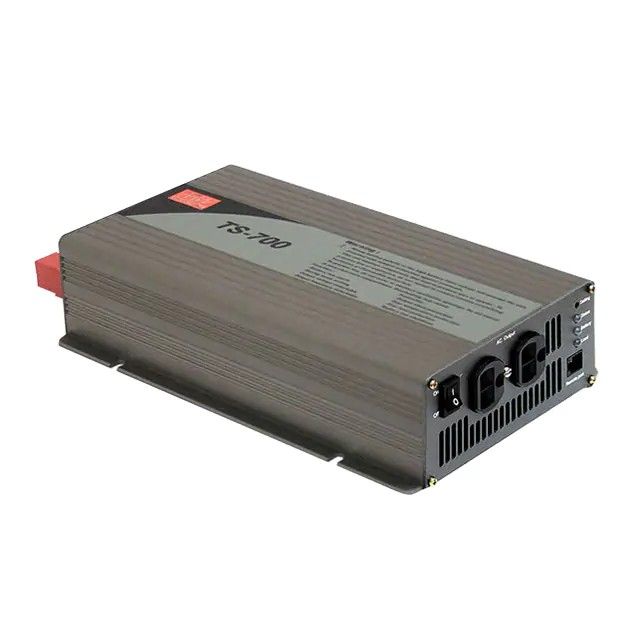48VDC 电压输入 700W 连续功率输出反相器 1 AC 插座欧洲 TS-700-248B图片