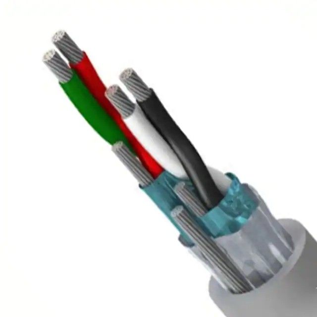 4(2 对双绞线)芯多线对线缆灰色 22 AWG 箔 1000.0'(304.8m) 8723MN 0081000图片