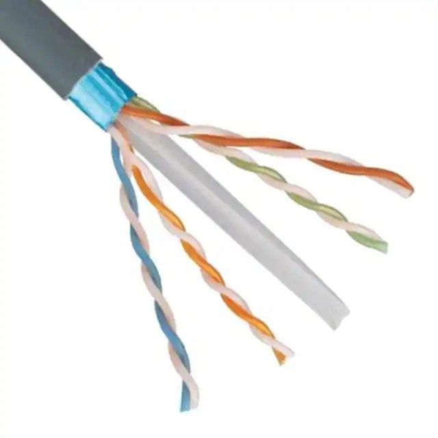 8(4 对双绞线)芯多线对，Cat6a 线缆蓝色 23 AWG 箔 1000.0'(304.8m) PFR6X04BU-CG图片