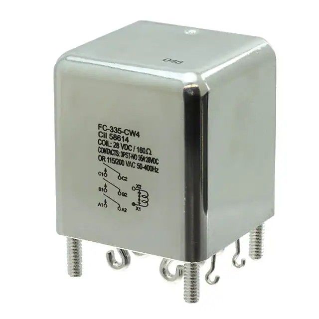 通用继电器 3PST-NO(DM)(3 Form X) 28VDC 线圈底座安装 FC-335-CW4图片