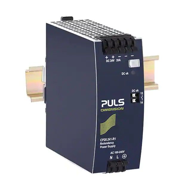 封闭式 AC DC 转换器 1 输出 24V 20A 85 ~ 264 VAC，88 ~ 180 VDC 输入 CP20.241-R1图片