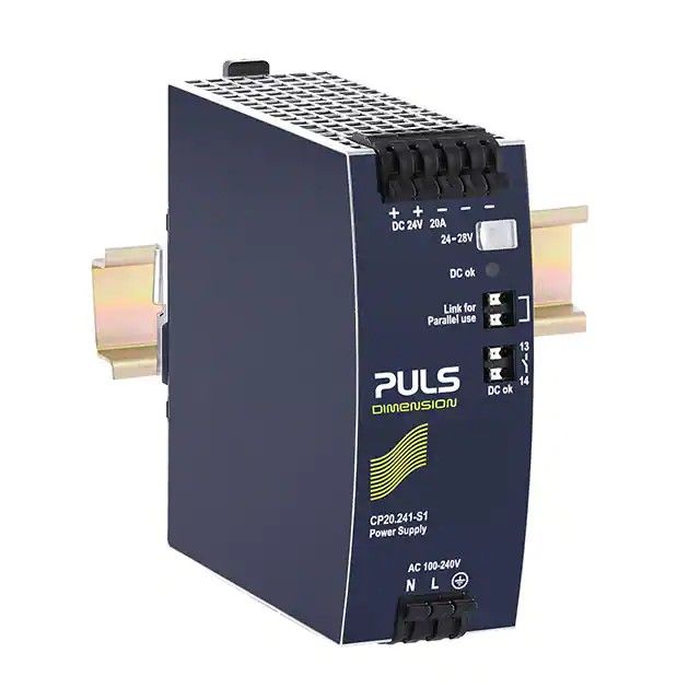 封闭式 AC DC 转换器 1 输出 24V 20A 85 ~ 264 VAC，88 ~ 180 VDC 输入 CP20.241-S1图片