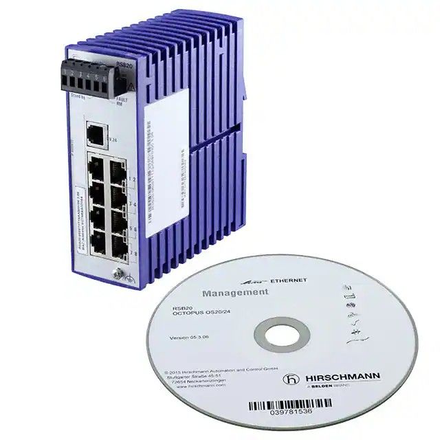 网络交换机-托管型 8 个端口 IP20 RSB20-0800T1T1SAABHH图片
