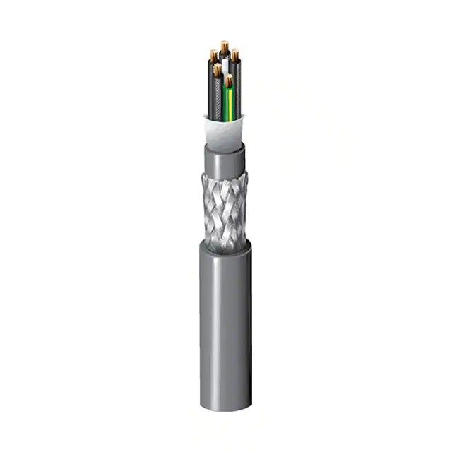 5 芯多芯线缆铬 20AWG 编织线 250.0'(76.2m) 7403WS 060250图片