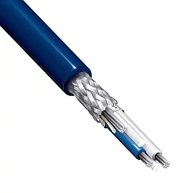 2(1 对双绞线)芯多芯线缆蓝色 18AWG 箔，编织线 1000.0'(304.8m) 3072F C551000图片