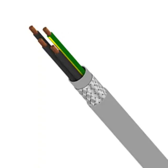4 芯多芯线缆灰色 14 AWG 编织线 500.0'(152.4m) 73404WS 008500图片