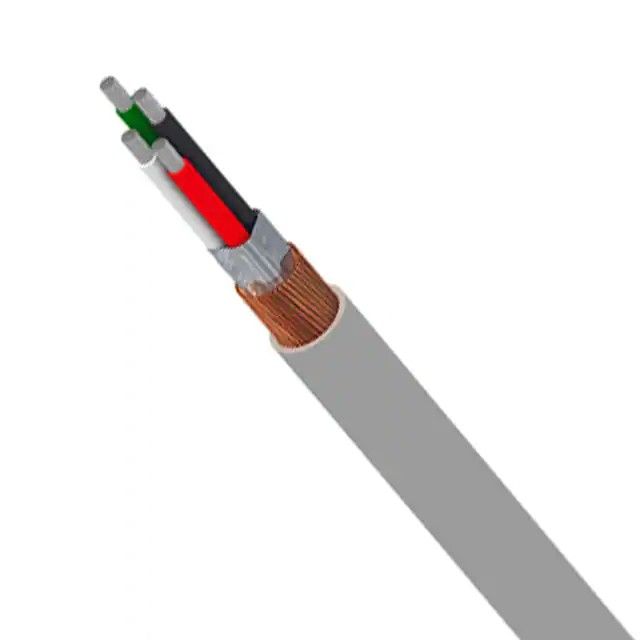 4 芯多芯线缆铬 28AWG 箔片，螺线 1000.0'(304.8m) 76004WS 0081000图片
