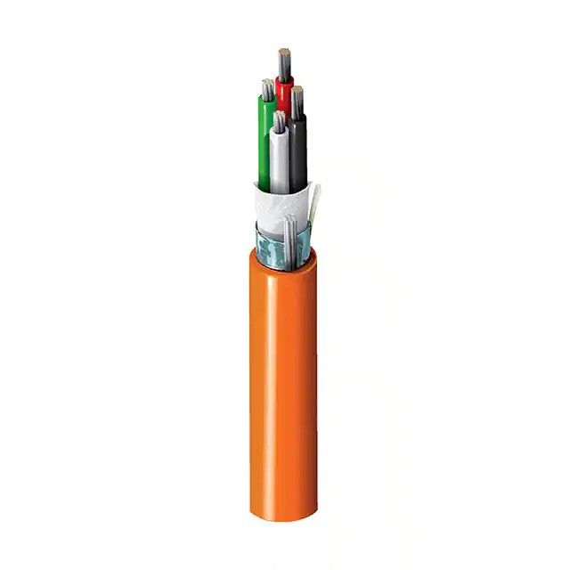 4 芯多芯线缆橙色 18 AWG，22 AWG 箔 1000.0'(304.8m) 3124A 0031000图片