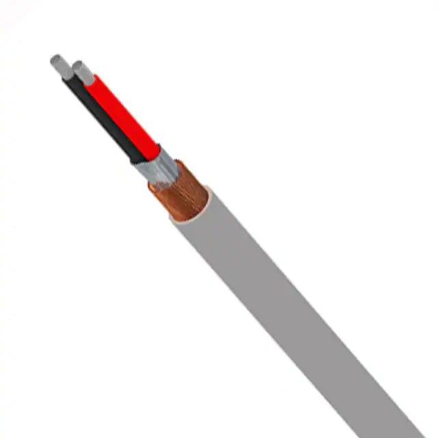 2 芯多芯线缆铬 26AWG 箔片，螺线 1000.0'(304.8m) 76102WS 0081000图片