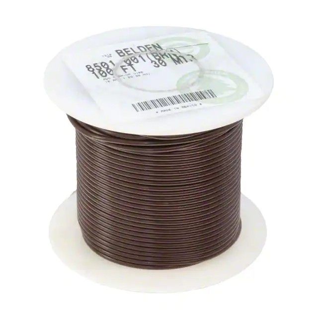18AWG 电子线电线 7/26 棕色 600V 1000.0'(304.8m) 8501 0011000图片