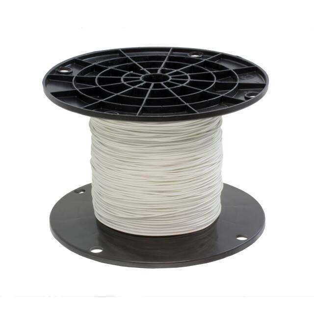 22 AWG 电子线电线 7/30 白色 600V 1000.0'(304.8m) 8503 0091000图片