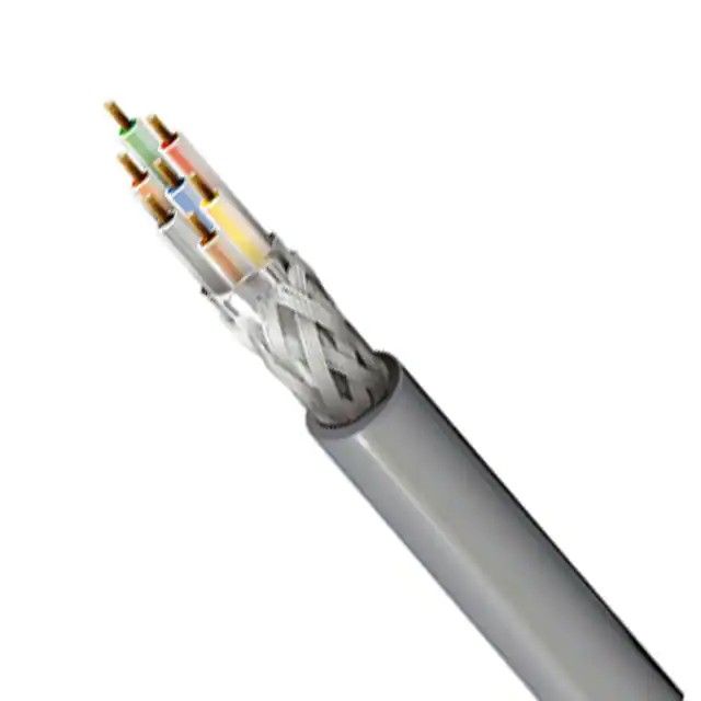 7(3.5 对双绞线)芯多线对线缆灰色 28AWG 箔，编织线 1000.0'(304.8m) 1540A 0081000图片