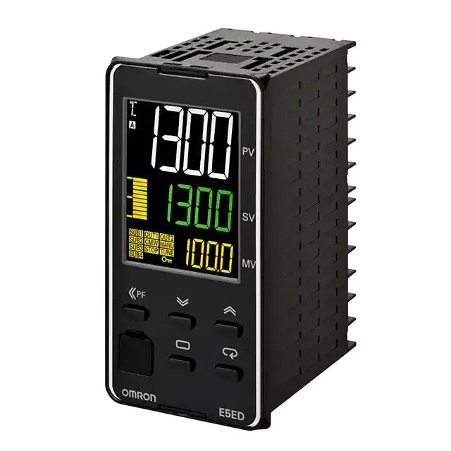 过程，温度控制器(RTD，型 B，E，J，K，L，N，PLII，R，S，T，U，W) 100 ~ 240VAC 面板安装 E5ED-RR4ABM-000图片