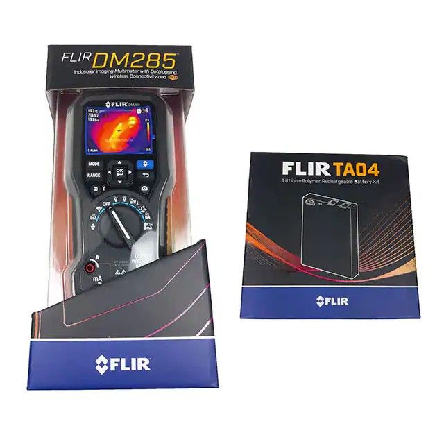 自动真有效值 RMS 手持型数字(DMM)万用表位 LCD 显示电压，电流，电阻，电容，温度，频率电池测试，连续性，二极管测试功能特性自动关断，背光，数据记录(内存储器)，最小/最大/平均 DM285-KIT图片