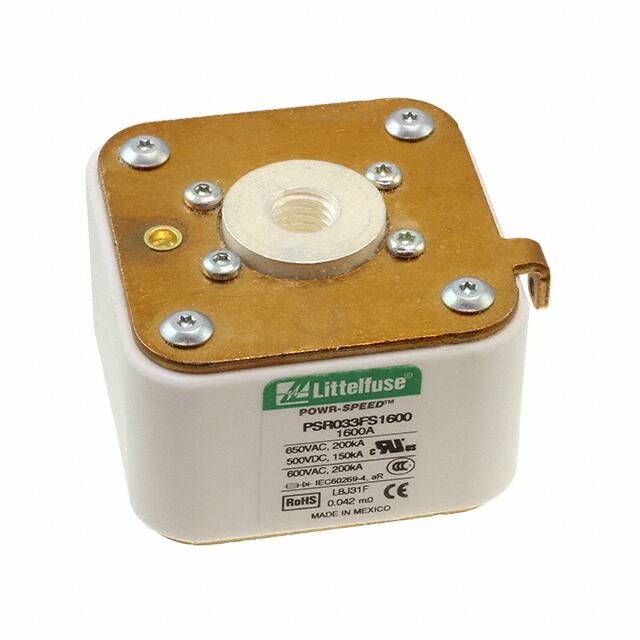 1.6kA 650V AC 500V 直流保险丝方形螺栓安装 PSR033FS1600Z图片