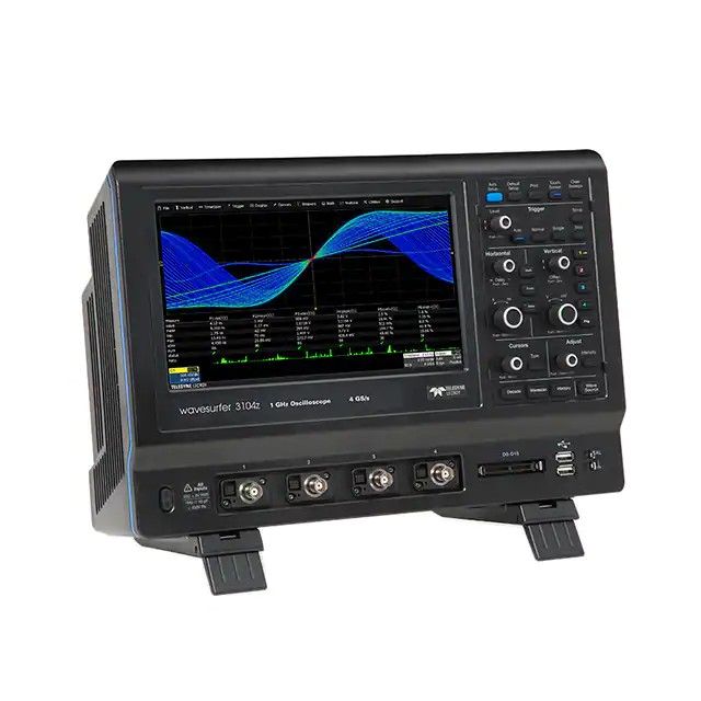 1GHz 工作台-数字示波器以太网，USB 输入 LCD-彩色(触摸)显示器 4 模拟通道 400V 记录，回放，保存，趋势，函数发生器，嵌入式触发器和解码协议 WAVESURFER 3104Z图片