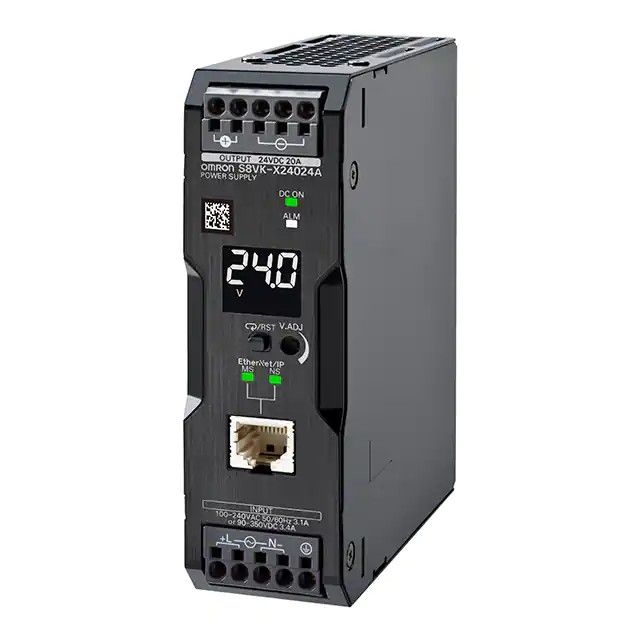 封闭式，保形涂层 AC DC 转换器 1 输出 24V 10A 85 ~ 264 VAC，90 ~ 350 VDC 输入 S8VK-X24024A-EIP图片