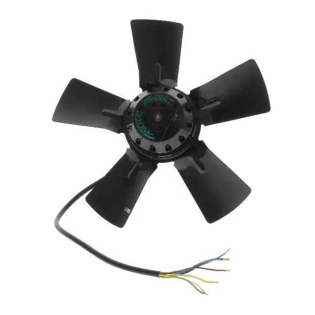 风扇管轴式，3 相 230/400VAC 圆形-300mm 直径滚珠 1731.7 CFM(48.49m³/min) 7 根带接线端子的引线 A2D300-AD02-02图片